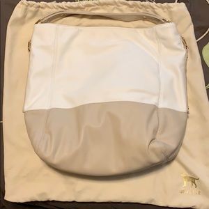 Deux Lux white hobo bag